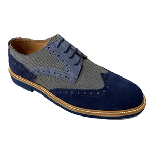CAMPANILE 917 ENGLISCHE HERREN DERBY FREIZEITSCHUHE LEDER BLAU ORIGINAL PE 2022 - Bild 1 von 6