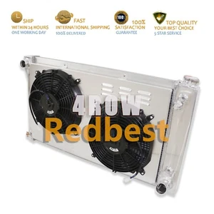 369 For 67-72 Chevy C10 C20 C30 K10 K20 GMC C2500 K3500 4Row Radiator Shroud Fan - Picture 1 of 13