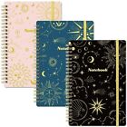  Spiral Notebook - 3 Pack A5 Lined Journal Notebook, Journals for Women, 6.3" 