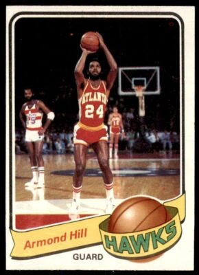 1979-80 TOPPS ARMOND HILL. ATLANTA HAWKS #57 - Image 1 of 2