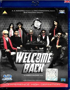 WELCOME BACK - ANIL KAPOOR, NANA PATIKAR - NEW BOLLYWOOD BLU RAY -ENGLISH SUBS - Imagen 1 de 2