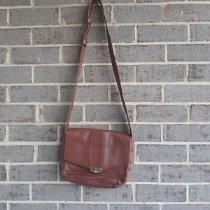Mark Cross vintage brown leather shoulder bag - Picture 1 of 9