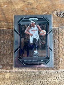 2023 Panini Prizm Myisha Hines-Allen IP Autograph Signed #68 WNBA Mystics - Picture 1 of 2