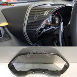 For Lamborghini Aventador LP700 Carbon Fiber Speed Meter Dashboard Cover Trim - Picture 1 of 6