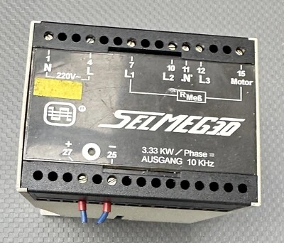 Selectron Electronic Relais Selmeg 3.0 Relay Art. Nr. 94110 220V/50Hz - Image 1 of 3