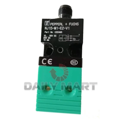 New In Box PEPPERL+FUCHS P+F NJ15-M1-E2-V1 Inductiver Sensor