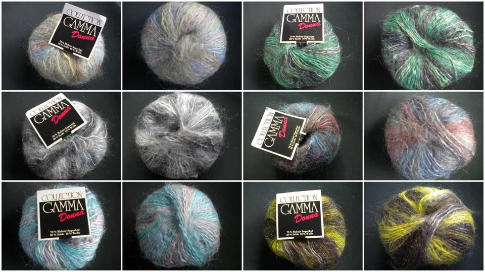 Wool Kid Mohair Silk Alpaca Gamma, Donna, Yarn Mix, Noble, Vintage Retro - Image 1 of 1