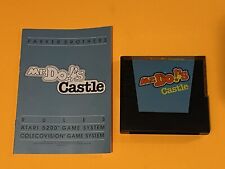 Atari 5200 Mr. Do!'s Castle Game by Parker Bros + MANUAL 100% WORKING Free Ship!