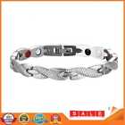 Twisted Dragon Magnetic Therapy Couple Bracelet Detachable Bangles Sliver