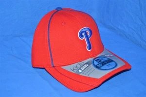 NEW NWT PHILADELPHIA PHILLIES FLEX NEW ERA 3930 RED BASEBALL CAP HAT S/M - Picture 1 of 4