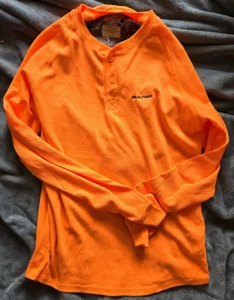 NWOT - Real Tree - Long Sleeve - Hunting Orange - Waffle Knit - Size M - T Shirt - Picture 1 of 4
