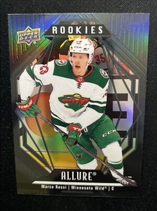 22-23 UD Allure Hockey Rookies Black Rainbow 131 Marco Rossi