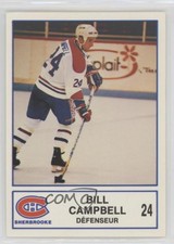 1986-87 Sherbrooke Canadiens Team Issue Bill Campbell #24