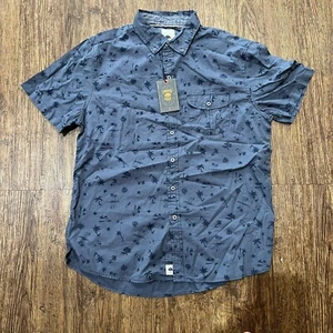 Copper Oak Medium kurzärmliges Button-Down-Hemd für Herren neu mit Etikett $ 50 - Bild 1 von 6