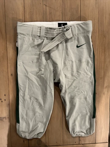 Nike Baylor University Custom Vapor Pro Football Pants  Men's Large Grey 845922 Cover