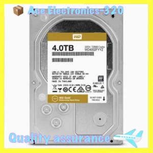 WD Gold Enterprise WD4002FYYZ 4TB 7200 RPM 6Gb/s 128MB 3.5" Internal Hard Disk - Picture 1 of 4