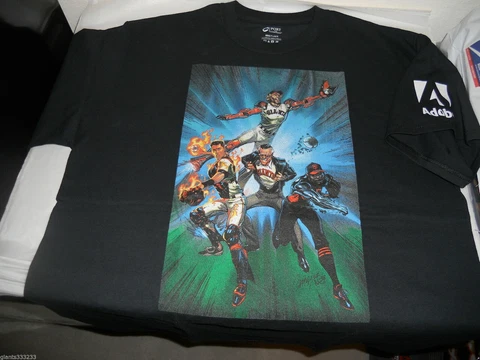 SF Giants 2015 Marvel Superheroes SGA T-shirt  XL or XXL Stan Lee 5/9/2015 NEW Cover