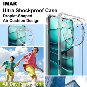 Custodia per OPPO Find X8 Ultra, imak Airbag Antiurto Trasparente Morbido TPU Opaco - Foto 1 di 13