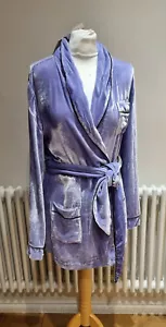 Sleeping With Jacques Bon Vivant Luxury Velvet Robe uk 8 - Picture 1 of 9