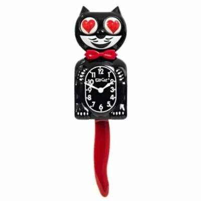 KIT RELOJ GATO CHRISOM ROYALE OJOS CORAZÓN -Tamaño Completo - 15.5" - NUEVO EN CAJA 2025 Foto 1 de 4