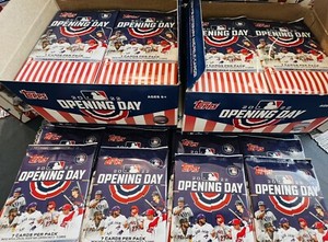 2022 Topps Opening Day Hobby Box Pack 1 FACTORY SEALED PACK.