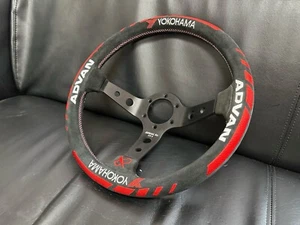 Vertex x Advan Collaboration Steering Wheel (Suede; Version 2) - Picture 1 of 1