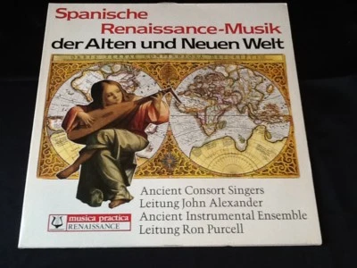 SPANISCHE RENNAISSANCE MUSIK der Alten und Neuen Welt Ron Purcell LP Vinyl rar - Bild 1 von 2