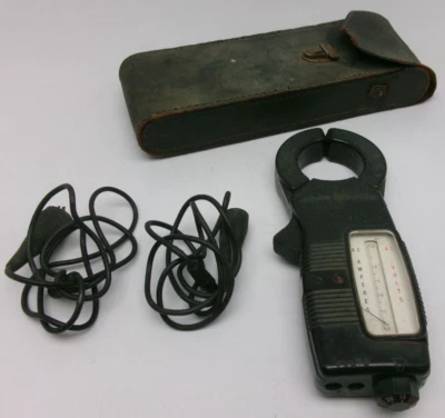 GENERAL ELECTRIC Modelo: 8AK4A1AA1 Amperímetro/Volt Braçadeira Medidor com Estojo #1307 - Imagem 1 de 4