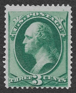 MMK Philately: US Scott #147 Unused NG National Bank Note 3c Washington SCV $80 - Picture 1 of 2