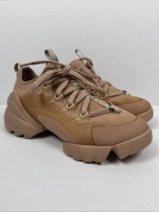 Pink Dior D Connect Tennis Shoes WOMEN SIZE 7 Luxury Chunky Y2K Dior Size 37 - Picture 1 of 9