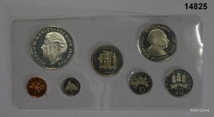 1972 COA JAMAICA 7 COIN FRANKLIN MINT PROOF SET STERLING SILVER 45 MM COIN#14825 - Picture 1 of 8