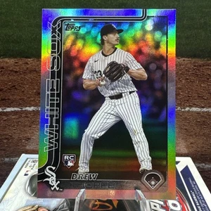 2025 Topps RAINBOW FOIL Drew Thorpe ROOKIE #320 - Chicago White Sox - Foto 1 di 2