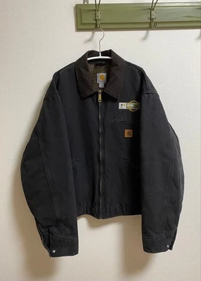 Chaqueta Carhartt Detroit en negro para hombre simple y elegante Made in Italy - Imagen 1 de 4