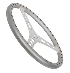 JOES Racing Products 13537-A 17" FLAT STEERING WHEEL, ALUMINUM - Picture 1 of 2
