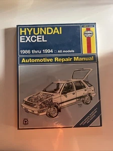 Haynes Hyundai Excel 1986-1994 All Models Automotive Repair Manual #1552 SEALED - Picture 1 of 2