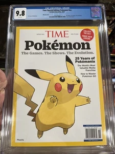 🟡🟤 Time Special Edition Pokemon Pikachu Cover 🟡🟤 CGC 9.8 W@W L@@K! 🟡🟤 - Picture 1 of 3
