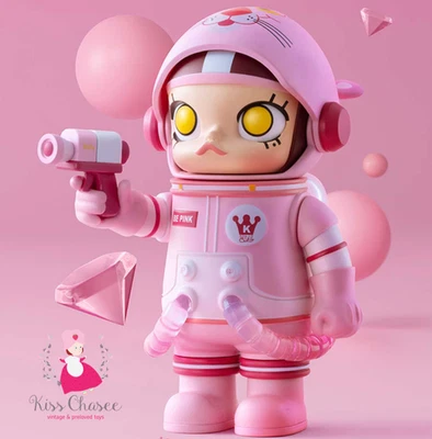 Pop Mart ❤ MEGA Space Molly 100% ❤AUTHENTIC Series 2-B [ Pink Panther ] Figure - Image 1 of 4