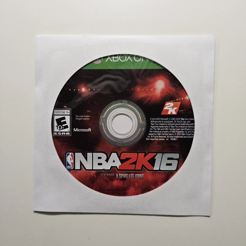 NBA 2K16 (Microsoft Xbox One, 2015) DISC ONLY - Image 1 of 1