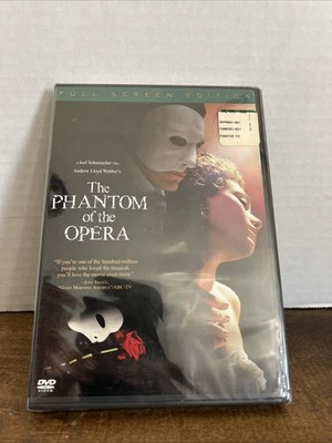 The Phantom Of The Opera Full Screen Edition New & Sealed 2005 Warner Bros DVD - Image 1 of 2