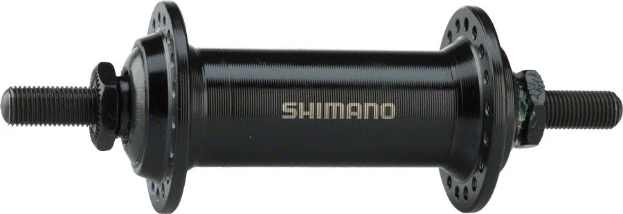 Shimano Hb-tx500 36h Solid Axle Black Bicycle Front Hub