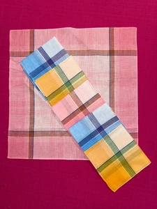 6 mouchoirs en pur fil de coton anciens  mais neufs 36 cm x 36  cm  réf M4 - Picture 1 of 4