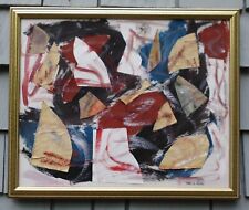 Abstract Expressionist Painting, Signed, "Marca-Relli," c 1950s - 1960s.
