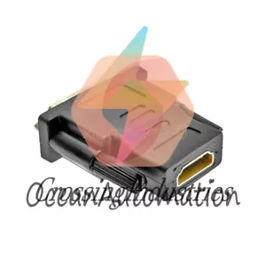 24+1Pin DVI Male to HDMI Female adapter Gold-Plated M F Converter For HDTV LCD M - Afbeelding 1 van 4