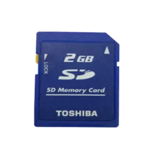 2GB Toshiba Memory Card SD Card Secure Digital C4 Standard SD-M02G With Housing - Picture 1 of 4