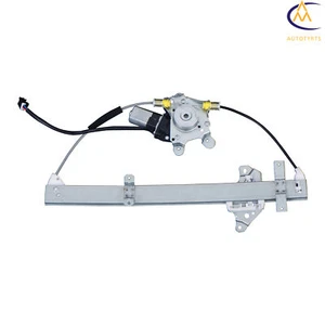 Power Window Regulator For Nissan Frontier 1998-2004 Pickup w/ Motor Front Left - Foto 1 di 15