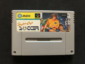 SUPER COPA FÚTBOL SUPER FAMICOM SFC USADO JAPÓN SOLO CASSETTE - Imagen 1 de 2