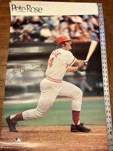 1978 Vintage Poster Pete Rose Cincinnati Reds Mlb Baseball - Picture 1 of 7