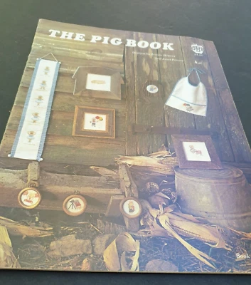 Green Apple Co Pig Book Cross Stitch Sampler Patterns - Image 1 of 4