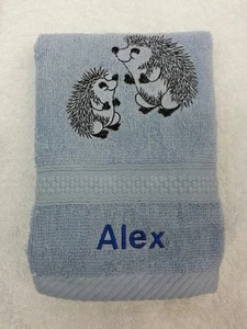 Tela facial personalizada erizos nombre bordado personalizado regalos amor - Imagen 1 de 1