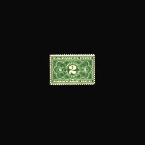 USA Parcel Post Postage Due Stamp-Mint OG&NH, VF S#JQ2 light natural gum skips.. - Picture 1 of 1